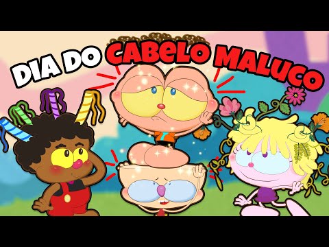 Capa de Mongo e Drongo CARECAS e o dia do CABELO MALUCO 😎🤡