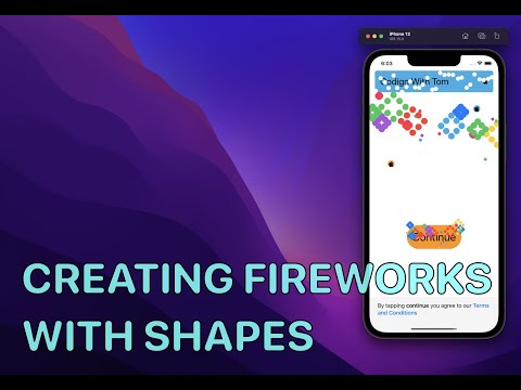 Using Shape to Animate Fireworks! - WWDC21 SwiftUI Part 12