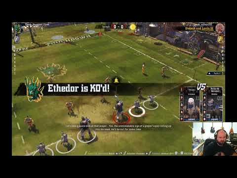 Blood Bowl 2 with Kent - Necromantic vs Wood Elf - 9/27/2019