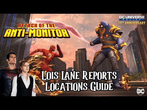 DCUO Lois Lane Reports Locations (25 Feat Points)