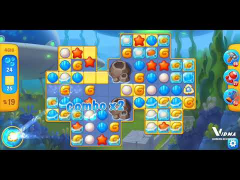 Fishdom. 4618 level no boosters and diamonds