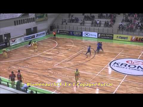 Blumenau/SCF 4 x 2 Copagril Futsal - PR - Liga Futsal 2014