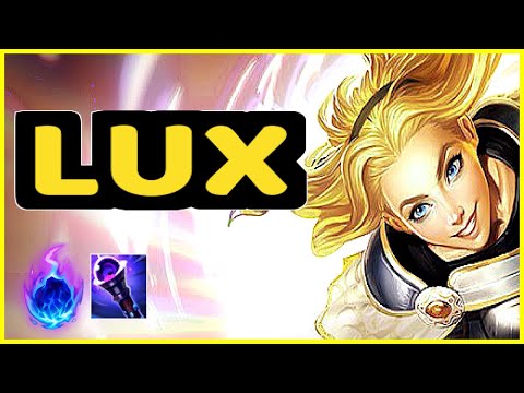 LUX VS LEONA SUPPORT GAMEPLAY