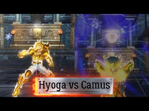 Saint Seiya: Soldiers Soul - Hyoga (Golden New Bronze Cloth) vs Camus (Gold Cloth) (5 Round)