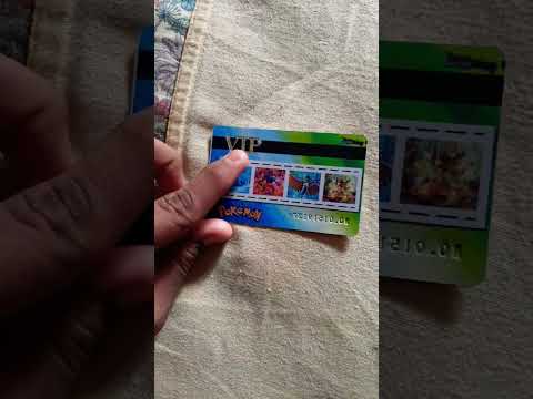 Gardevoir pokemon Bank VIP card
