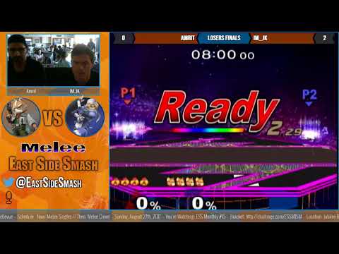 ESS Monthly #15: Amrit (Fox) vs IM_JK (Sheik) - Losers Finals - Melee