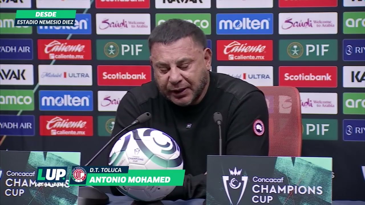CD Toluca | Turco Mohamed inconforme con el resultado | Era para ganar 3-0