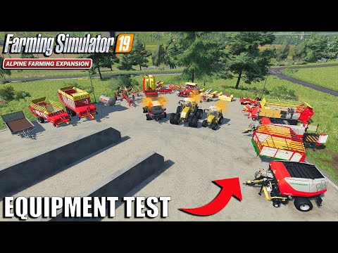 Testing ALL Equipment from the Alpine DLC |  Farming Simulator 19 Alpine DLC