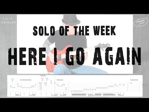 Solo Of The Week: 42 Whitesnake - Here I Go Again