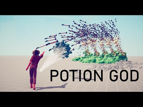 POTION GOD vs 10x EVERY UNITS ► EVERY GOD ► TABS ► Totally Accurate Battle Simulator