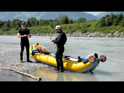 Alpenrhein komplett - Chur bis Bodensee im Kutlici Rio Breit