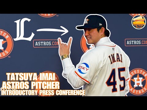 Newly-acquired Astros pitcher Tatsuya Imai introductory press conference