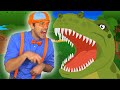 The Scary Dinosaur Song Blippi Educational Videos For Kids Jurassic Dinosaur Videos