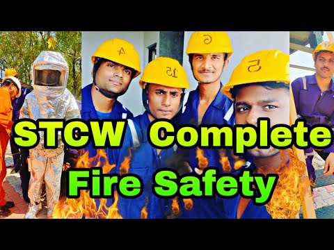 Fire Fighting Indian navy video || STCW Complete Fire Safety