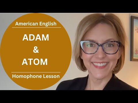 ADAM と ATOM の発音の仕方 | アメリカ英語の同音異義語 発音レッスン #learnenglish (Learn to Pronounce ADAM & ATOM | American English Homophones Pronunciation Lesson #learnenglish)