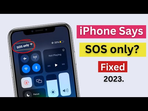 How to turn off SOS only on iPhone 2023!