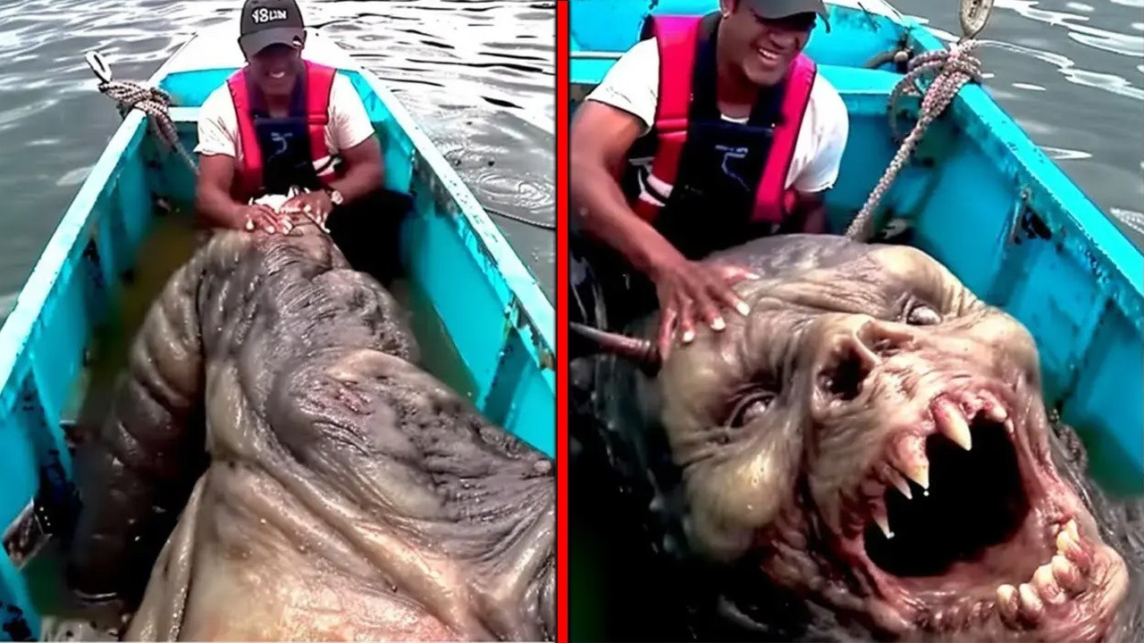 Fisherman Catches Strange Creature that No One Was Supposed To See!