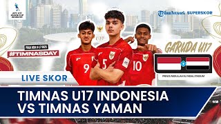 Timnas U17 Indonesia Vs Yaman - Live Skor Piala Asia U17 2025: Tiket Piala Dunia 2026 di Depan Mata