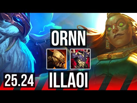 ORNN vs ILLAOI (TOP) | Perfect KDA: 7/0/7 | KR Master | 25.24