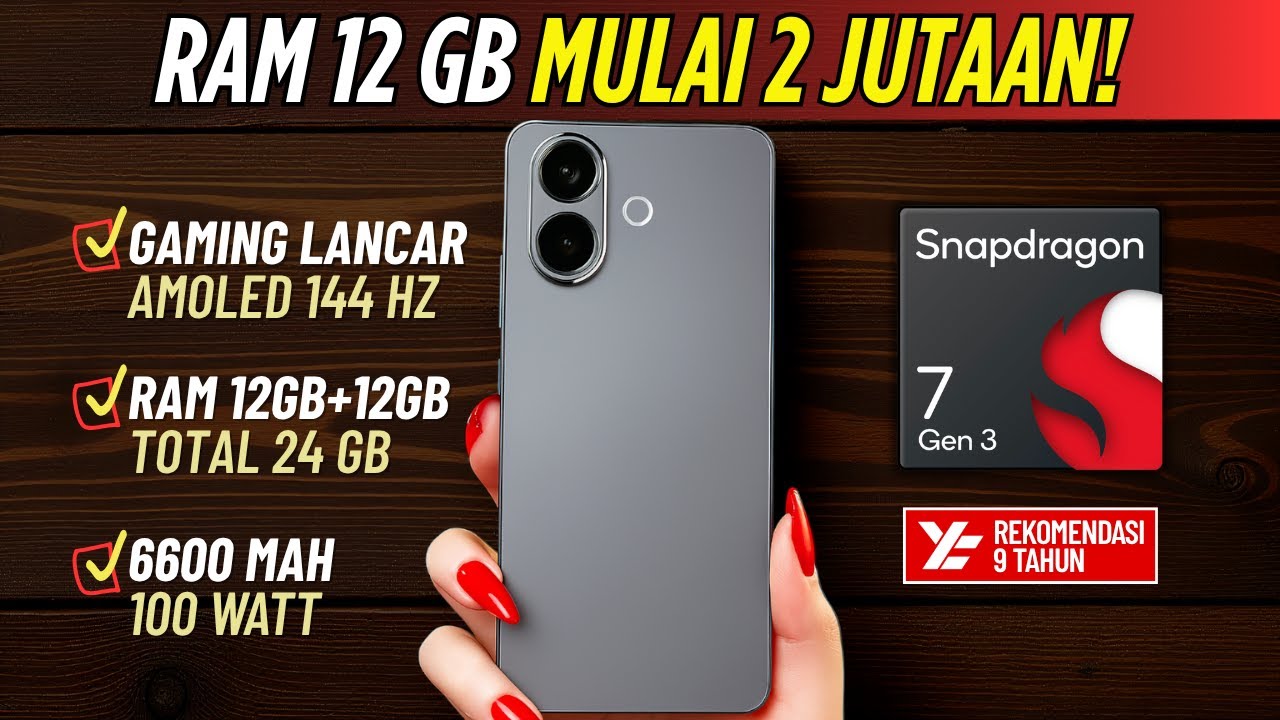 Kelewat Murah⁉️ 5 HP RAM 12GB MULAI 2 JUTAAN NOVEMBER 2025