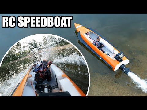3D Printed Jet Drive RC SPEEDBOAT - WITH METAL PRINTED IMPELLER