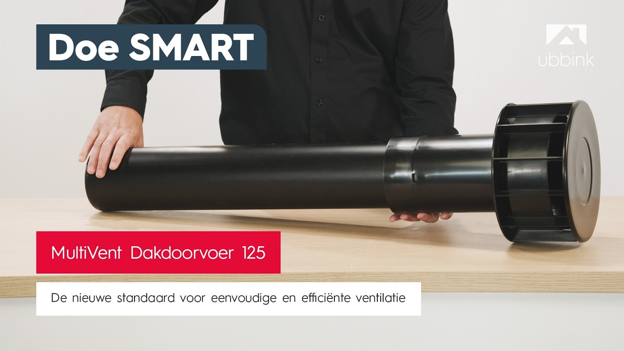 MultiVent Dakdoorvoer 125 - De nieuwe standaard voor eenvoudige en efficiënte ventilatie