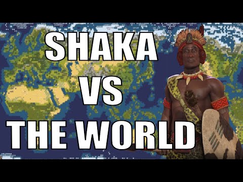 Civ 6 | Shaka Zulu VS THE WORLD #1 - (Deity TSL Zulu Civilization VI)