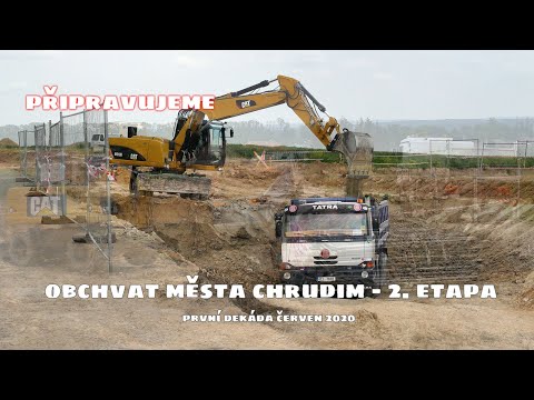 Obchvat Chrudim - 2. etapa . první dekáda červen 2020 - připravujeme