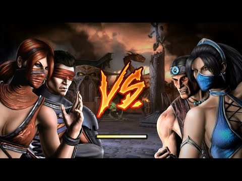 Mortal Kombat 9 TAG Ladder на ПК - Skarlet & Kenshi