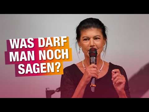 Leben wir in einer Meinungsdiktatur? | Sahra Wagenknecht beim Festival der Meinungsfreiheit Video-Thumbnail von YouTube