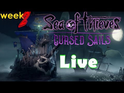 Sea of Thieves: CURSED SAILS! //Week 2 Story// The Skelly Wars// Failgames LIVE