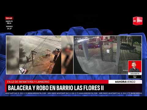 Tiros, corridas y robo de una moto en barrio Las Flores: pánico y sin detenidos