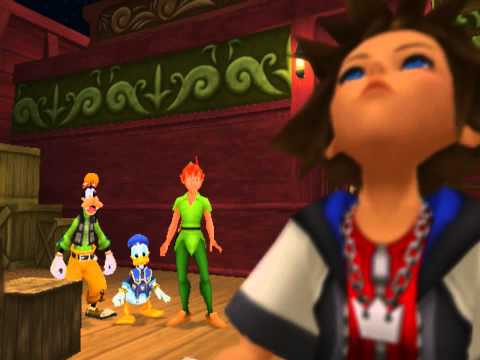 Kingdom Hearts, English cutscene: 163 - "I Really Flew" - HD 720p