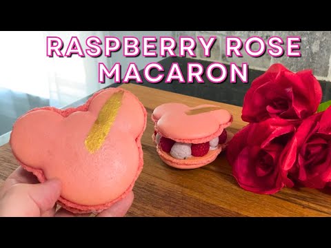 How To Make Disneyland’s Raspberry Rose Macaron at Home | Cooking Disney