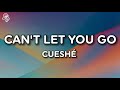 Cueshé - Can't Let You Go (Lyrics)