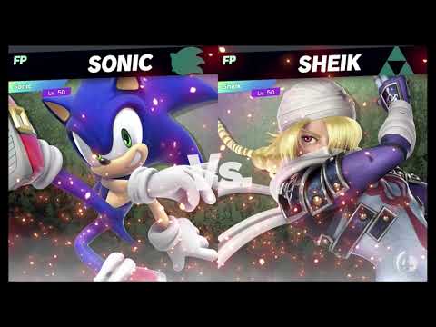 Super Smash Bros Ultimate Amiibo Fights  – 3pm Poll Sonic vs Sheik