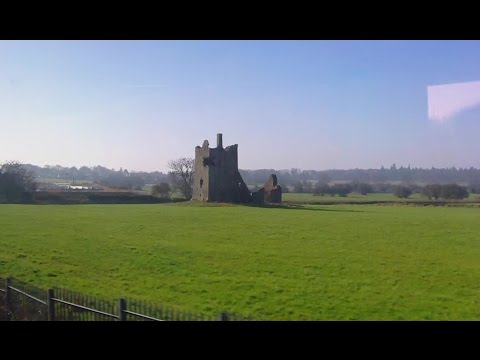 Onboard an IE 22000 Class Intercity Train - Tullamore Station, Offaly