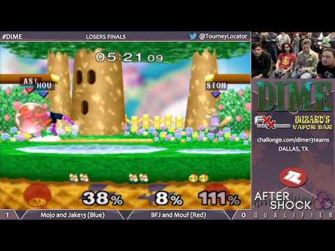 DIME13 Melee - Mojo and Jake13 vs BestFriendJohn and Mouf - Losers Finals