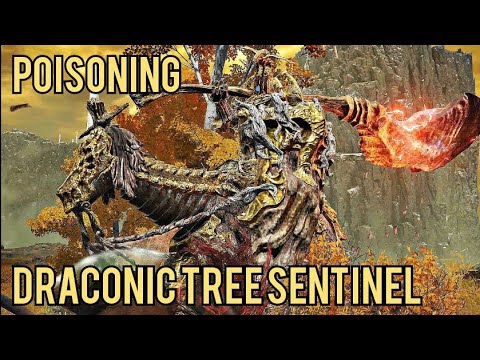 How to EASILY "fight" and defeat DRACONIC TREE SENTINEL in Elden Ring