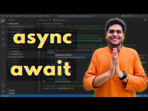async-await in Javascript Youtube Link