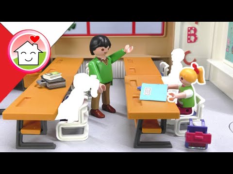 Playmobil po polsku Lenka sama w szkole – nowe przedszkole - Rodzina Hauserow