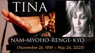 Tina Turner overcomes her abuser by Nam Myoho Renge Kyo