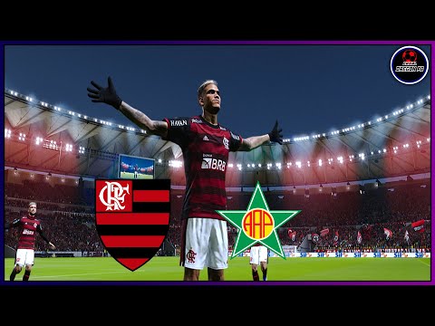 FLAMENGO 4 X 1 PORTUGUESA - PES 21 GAMEPLAY - TEMPORADA 23 - 60 FPS - OREGON PB # 840