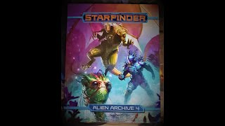 Starfinder Alien Archive 4 Flip Through and Review