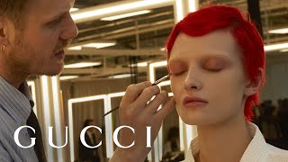 Gucci Beauty Looks at the Women’s Fall Winter 2023