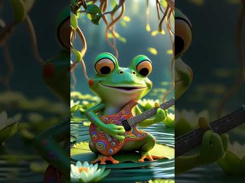 Cute frog - Broasca cea beata #frog #broasca #funny #shorts