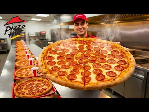 Inside a Pizza Hut Kitchen: From Ordering a Pepperoni Pizza to Final Pickup (Full Process)