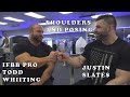 IFBB Pro Todd Whitting And Justin Slates Trains Shoulders 5 Weeks Out