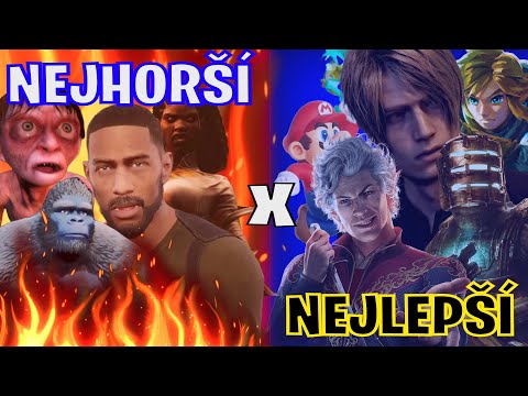 NEJHORŠÍ A NEJLEPŠÍ HRY 2023