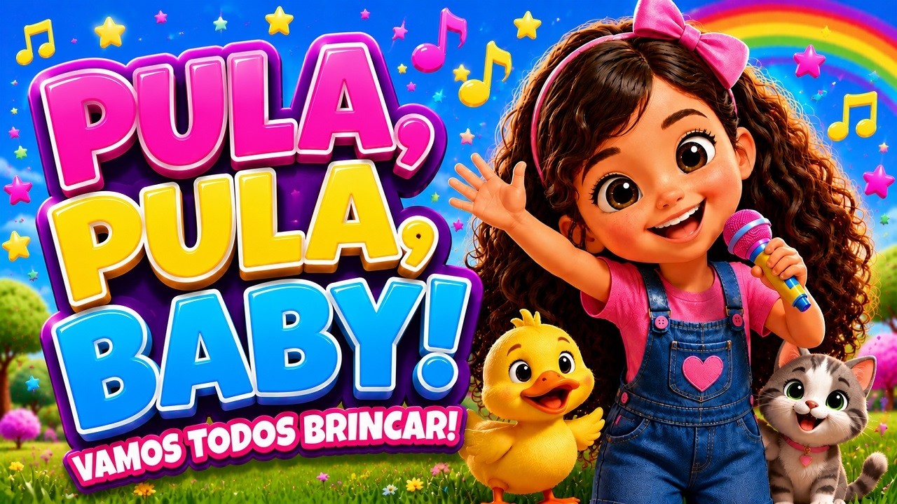 🎵 PULA, PULA, BABY! 🌈 | Música Infantil Divertida para Dançar e Brincar! 🥳